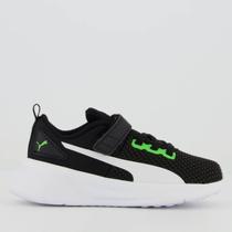 Tênis Puma Flyer Runner V BDP Infantil Verde
