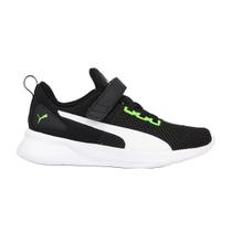 Tênis Puma Flyer Runner V Infantil - Preto e Verde