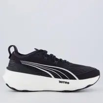 Tênis Puma Forever Run Nitro 2 Feminino Preto e Branco