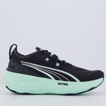 Tênis Puma Forever Run Nitro 2 Feminino Preto e Verde