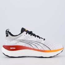 Tenis Puma Foreverrun Nitro Branco e Amarelo