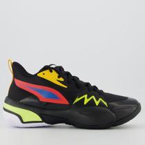 Tênis Puma Genetics Preto e Vermelho Tênis Puma Genetics Preto e Vermelho