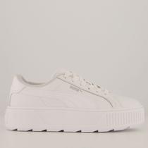 Tênis Puma Karmen L Feminino Branco e Prata