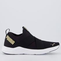 Tênis Puma Prowl Slip On BDP Feminino Preto e Dourado