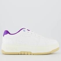 Tênis Puma Rebound Femme Low Bdp Feminino Branco e Bege Tênis Puma Rebound Femme Low Bdp Feminino Branco e Bege