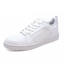 Tênis Puma Rebound V6 Low BDP White Cool Light Gray Tênis Puma Rebound V6 Low BDP White Cool Light Gray