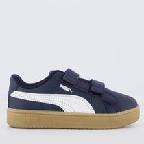 Tênis Puma Rickie Classic Infantil Marinho e Branco