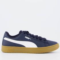 Tênis Puma Rickie Classic Juvenil Azul e Branco Tênis Puma Rickie Classic Juvenil Azul e Branco