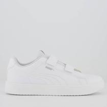 Tênis Puma Rickie Classic V PS Infantil All White