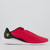 Tênis Puma Scuderia Ferrari Drift Cat Decima Vermelho e Branco Tênis Puma Scuderia Ferrari Drift Cat Decima Vermelho e Branco
