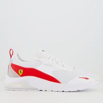 Tênis Puma Scuderia Ferrari Electron E Pro Branco e Vermelho