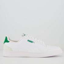Tênis Puma Shuffle BDP Branco e Verde Tênis Puma Shuffle BDP Branco e Verde