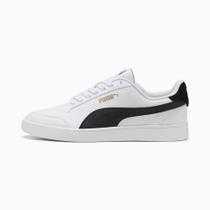 Tênis Puma Shuffle White/Black/Team Gold