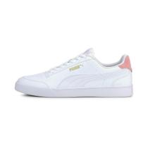 Tênis Puma Shuffle White/White/Peachskin/Team Gold