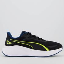 Tênis Puma Skyrocket Lite Preto Marinho e Verde Tênis Puma Skyrocket Lite Preto Marinho e Verde