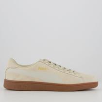 Tênis Puma Smash V2 BDP Bege e Marrom Tênis Puma Smash V2 BDP Bege e Marrom