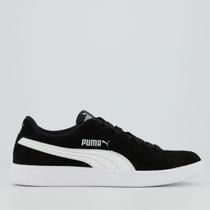 Tênis Puma Smash V2 Preto e Branco