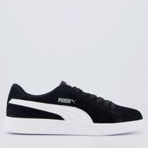 Tênis Puma Smash V3 WN S BDP Feminino Preto e Branco Tênis Puma Smash V3 WN S BDP Feminino Preto e Branco
