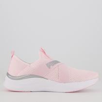Tênis Puma Softride Harmony Slip Feminino Rosa e Branco Tênis Puma Softride Harmony Slip Feminino Rosa e Branco