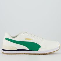 Tênis Puma ST Runner V2 BDP Off White e Verde Tênis Puma ST Runner V2 BDP Off White e Verde