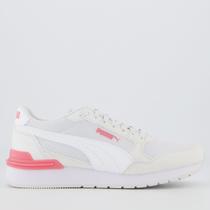 Tênis Puma St Runner V4 Mesh Feminino Cinza e Rosa