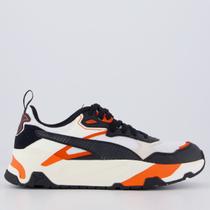 Tênis Puma Trinity Branco e Laranja