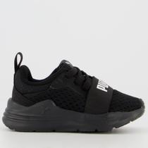 Tênis Puma Wired Run AC BDP Infantil Preto