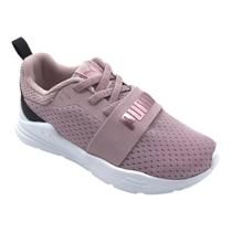 Tênis Puma Wired Run Ac Bdp Infantil - Rose