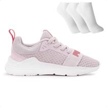Tênis Puma Wired Run Infantil + 3 Pares de Meias