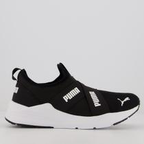 Tênis Puma Wired Run Slip On BDP Feminino Preto Tênis Puma Wired Run Slip On BDP Feminino Preto
