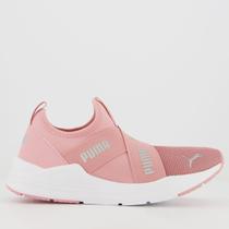 Tênis Puma Wired Run Slip On BDP Feminino Rosa