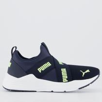 Tênis Puma Wired Run Slip On Feminino Marinho Tênis Puma Wired Run Slip On Feminino Marinho
