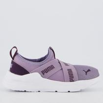 Tênis Puma Wired Run Slip On Infantil Lilás Tênis Puma Wired Run Slip On Infantil Lilás
