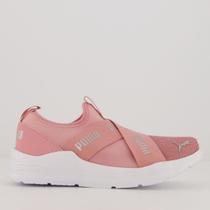 Tênis Puma Wired Run Slip-ON PS BDP Infantil Rosa