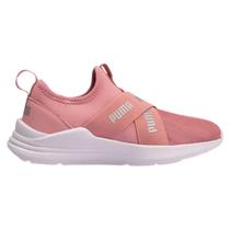 Tênis Puma Wired Run Slip-On PS BDP Infantil - Rosa