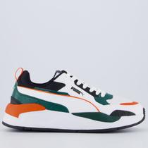 Tênis Puma X-Ray 2 Square Branco e Verde Tênis Puma X-Ray 2 Square Branco e Verde
