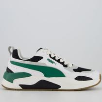 Tênis Puma X-Ray 2 Square Branco Preto e Verde Tênis Puma X-Ray 2 Square Branco Preto e Verde