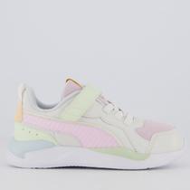Tênis Puma X-Ray AC PS BDP Juvenil Rosa e Branco