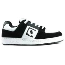 Tênis Qix 90s Retro Skate Unissex Preto / Branco Skateboard