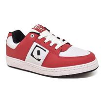 Tênis Qix 90s Vermelho / Branco / Preto Skate