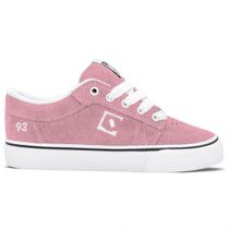 Tênis Qix 93 Unissex Camurça Ninety Three Rosa BB Branco Tênis Qix 93 Unissex Camurça Ninety Three Rosa BB Branco