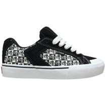 Tênis Qix Chorão Park Small Skate Conforto Preto Branco QX58 Cor:Preto+BrancoTamanho:34Gênero:Homem