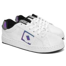 Tênis Qix Combat Branco Refletivo Exclusivo Skate