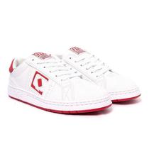 Tênis Qix Combat Retro Masculino Branco/Vermelho