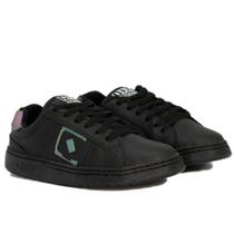 Tênis Qix Combat Retrô Skate Street Preto Refletivo Tênis Qix Combat Retrô Skate Street Preto Refletivo