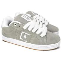 Tênis Qix Combat Suede Cinza/Branco/Natural