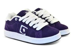 Tênis QiX Combat Suede Roxo/Branco