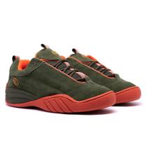 Tênis Qix Contest 01 Couro Camurça Skate Original Masculino Feminino Confortavel Macio Dia Noite