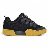 Tenis QIX Hexagon Couro Camurça Streetwear Skate Masculino