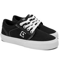 Tênis Qix Infantil Combat Vulcanizado Preto Branco